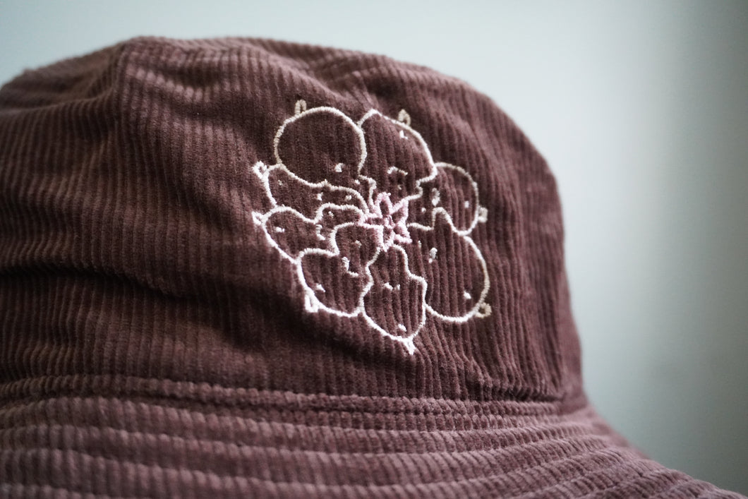 Peyote corduroy bucket hat